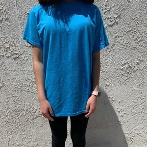 Blue Oversized Shirt